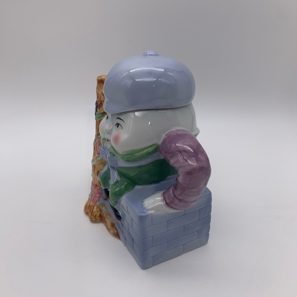 Decorative 16 Oz Humpty Dumpty VTG. Ceramic Teapot With Hat Lid & Handle FEITX - Picture 3 of 15